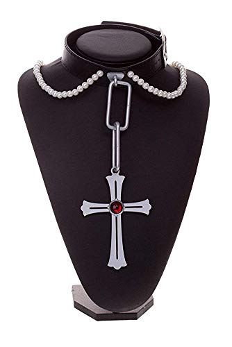 Malice Mizer Gackt 着用　Rosario Pendant Buy GK-O Anime Rosario Vampire Moka Akashiya Cosplay Costume Cross
